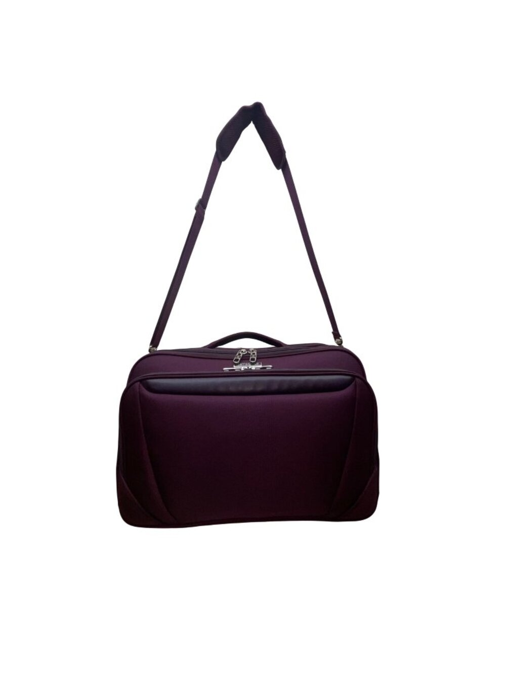 Samsonite Women’s Purple With Adjustable Strap Travel Carry-On Messenger Bag